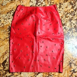 Genuin leather skirt